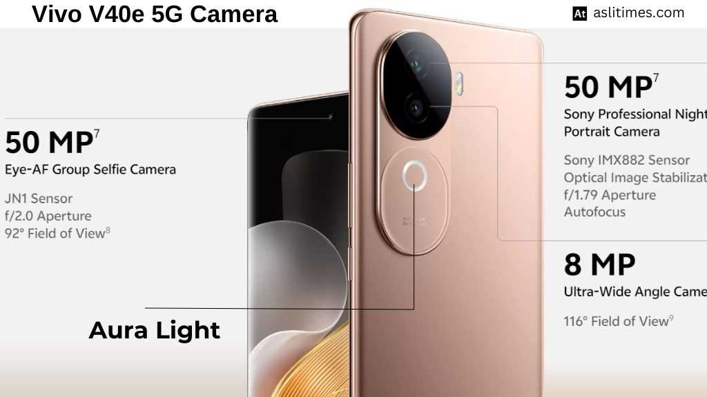 vivo v40e 5g camera